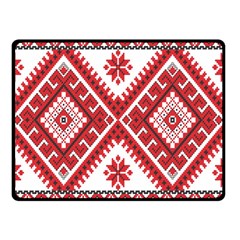 Fabric Aztec Double Sided Fleece Blanket (small)  by Mariart