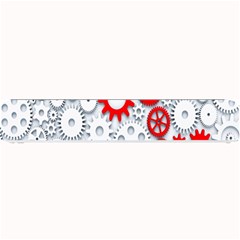 Iron Chain White Red Small Bar Mats by Mariart