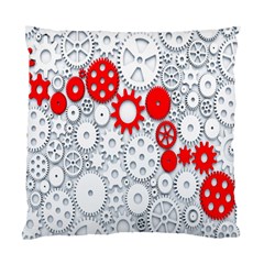 Iron Chain White Red Standard Cushion Case (two Sides)