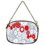 Iron Chain White Red Chain Purses (Two Sides)  Front