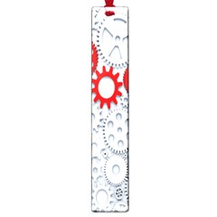 Iron Chain White Red Large Book Marks