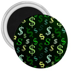 Money Us Dollar Green 3  Magnets