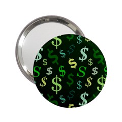 Money Us Dollar Green 2.25  Handbag Mirrors