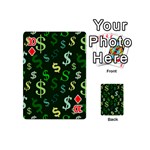 Money Us Dollar Green Playing Cards 54 (Mini)  Front - Diamond10