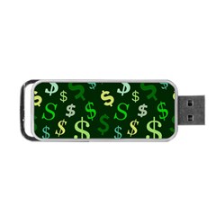 Money Us Dollar Green Portable USB Flash (Two Sides)