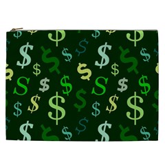 Money Us Dollar Green Cosmetic Bag (XXL) 