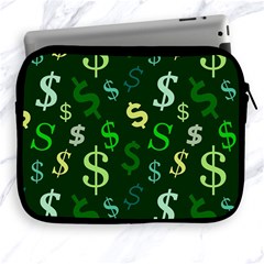 Money Us Dollar Green Apple Ipad 2/3/4 Zipper Cases by Mariart