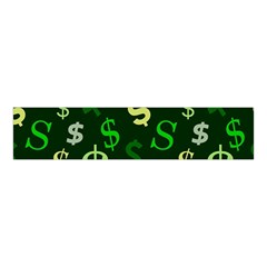 Money Us Dollar Green Velvet Scrunchie