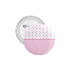 Love Polka Dot White Pink Line 1 75  Buttons by Mariart