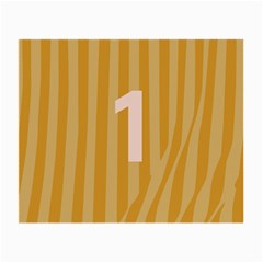 Number 1 Line Vertical Yellow Pink Orange Wave Chevron Small Glasses Cloth