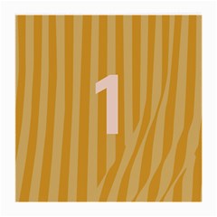 Number 1 Line Vertical Yellow Pink Orange Wave Chevron Medium Glasses Cloth (2-side) by Mariart