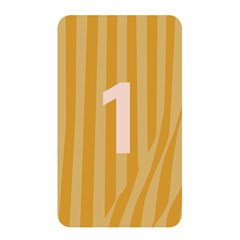 Number 1 Line Vertical Yellow Pink Orange Wave Chevron Memory Card Reader by Mariart