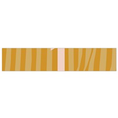 Number 1 Line Vertical Yellow Pink Orange Wave Chevron Flano Scarf (small) by Mariart