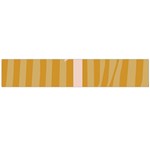 Number 1 Line Vertical Yellow Pink Orange Wave Chevron Flano Scarf (Large) Front