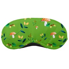 Mushrooms Flower Leaf Tulip Sleeping Masks by Mariart