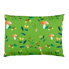 Mushrooms Flower Leaf Tulip Pillow Case (two Sides) by Mariart