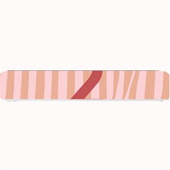 Number 2 Line Vertical Red Pink Wave Chevron Small Bar Mats by Mariart