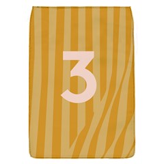 Number 3 Line Vertical Yellow Pink Orange Wave Chevron Flap Covers (s)  by Mariart