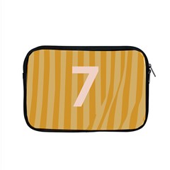 Number 7 Line Vertical Yellow Pink Orange Wave Chevron Apple Macbook Pro 15  Zipper Case