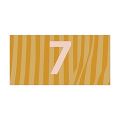 Number 7 Line Vertical Yellow Pink Orange Wave Chevron Yoga Headband by Mariart