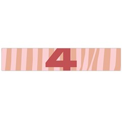 Number 4 Line Vertical Red Pink Wave Chevron Flano Scarf (large) by Mariart