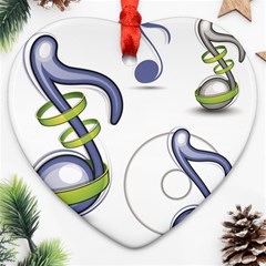 Notes Musical Elements Ornament (heart)