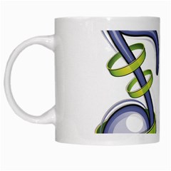 Notes Musical Elements White Mugs by Mariart