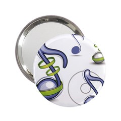 Notes Musical Elements 2 25  Handbag Mirrors