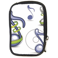 Notes Musical Elements Compact Camera Cases by Mariart