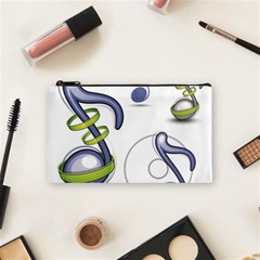 Notes Musical Elements Cosmetic Bag (small) 