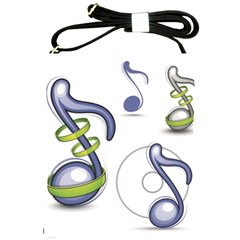 Notes Musical Elements Shoulder Sling Bags