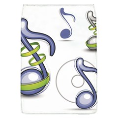 Notes Musical Elements Flap Covers (l)  by Mariart