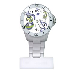 Notes Musical Elements Plastic Nurses Watch by Mariart