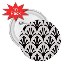 Parade Art Deco Style Neutral Vinyl 2 25  Buttons (10 Pack)  by Mariart