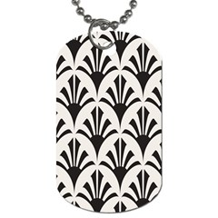 Parade Art Deco Style Neutral Vinyl Dog Tag (one Side)