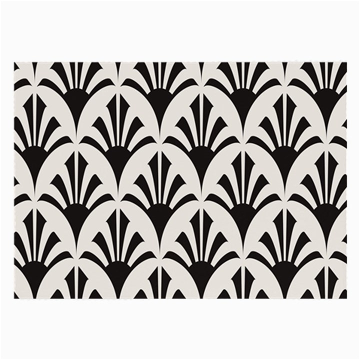 Parade Art Deco Style Neutral Vinyl Large Glasses Cloth (2-Side)