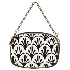 Parade Art Deco Style Neutral Vinyl Chain Purses (one Side) 