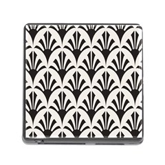 Parade Art Deco Style Neutral Vinyl Memory Card Reader (square)