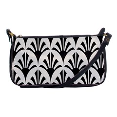 Parade Art Deco Style Neutral Vinyl Shoulder Clutch Bags