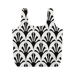 Parade Art Deco Style Neutral Vinyl Full Print Recycle Bags (m)  by Mariart