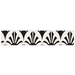 Parade Art Deco Style Neutral Vinyl Flano Scarf (small) by Mariart