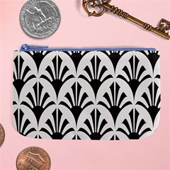 Parade Art Deco Style Neutral Vinyl Large Coin Purse by Mariart