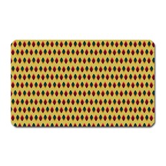 Points Cells Paint Texture Plaid Triangle Polka Magnet (rectangular)