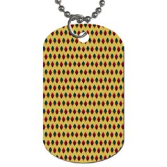 Points Cells Paint Texture Plaid Triangle Polka Dog Tag (one Side)