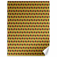 Points Cells Paint Texture Plaid Triangle Polka Canvas 18  X 24  