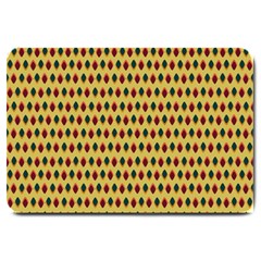 Points Cells Paint Texture Plaid Triangle Polka Large Doormat  by Mariart