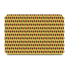 Points Cells Paint Texture Plaid Triangle Polka Plate Mats by Mariart