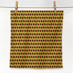 Points Cells Paint Texture Plaid Triangle Polka Face Towel by Mariart