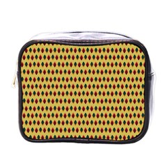 Points Cells Paint Texture Plaid Triangle Polka Mini Toiletries Bags by Mariart