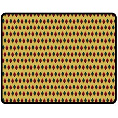 Points Cells Paint Texture Plaid Triangle Polka Fleece Blanket (medium)  by Mariart